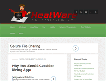Tablet Screenshot of heatware.net
